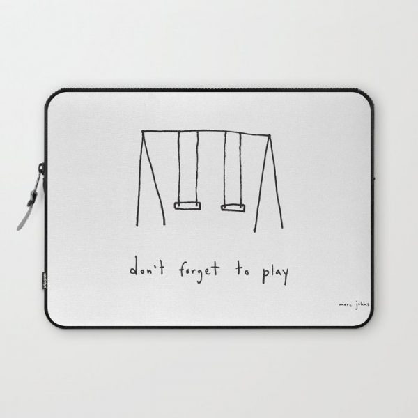 don't forget to play Computer Cover by Marc Johns - Laptop Sleeve - 13"