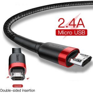 double-sided insertion micro usb cable 2.4a fast charging for samsung j7 redmi note 5 pro android phone usb micro cable charger data cord