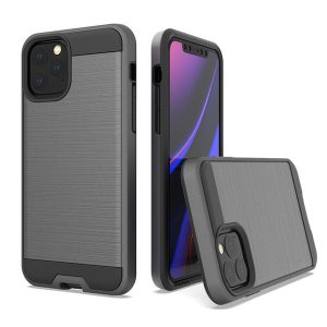 dual layer slim armor brushed case for iphone 11 pro max 6 6s 7 8 plus x xs xr hard cover shockproof