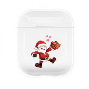 earphone protector for airpods 1/2 pc transparent hard shell santa claus earphone set yikacam trendy