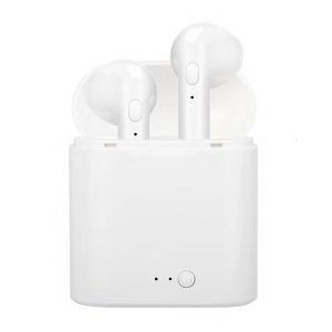 factory sale i7 i7s tws twins bluetooth headphones with charger box earbuds mini wireless headset with mic stereo v4.2 for iphone android