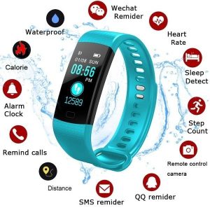 fantemo smart band bracelet intelligent heart rate pulse blood pressure intelligent wristband activity tracker for smartphone