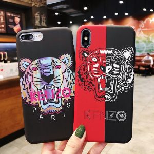 fashion nightlight water tiger phone cover case for iphone 6 6s 7 8 8plus xr x back cover for apple iphone x xr 7plus case for iphone xs max