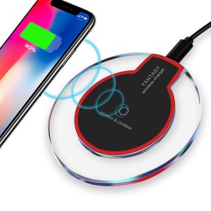 fast delivery qi wireless phone charger portable fantasy crystal universal led lighting tablet charging for iphone 11 pro max xr x xs galaxy