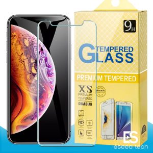 for 2019 new iphone 11 pro x xr xs max x 8 7 tempered glass for samsung a10 a20 a30 a40 a50 huawei p20 p30 screen protector package 0.26mm