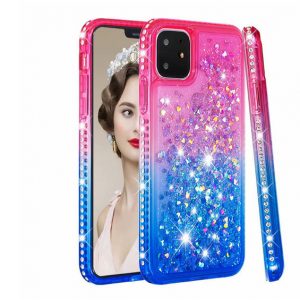 for iphone 11 pro max case luxury quicksand liquid case bling sequin glitter diamond hard back cove