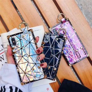 for iphone 11 pro max x xs xr 8 7 6 plus est geometric patterns fashionable designs soft phone case with hand grip