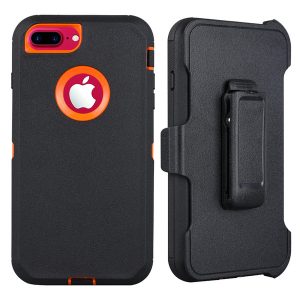 for iphone 6s defender case with belt clip, kickstand, heavy duty, dropproof, shockproof, built-in screen protector rugged rubber