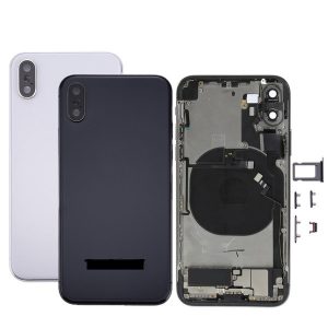 for iphone x back cover battery door back housing rear cover assembly battery housing for iphone x with flex cable replacement