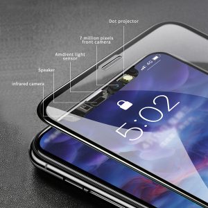 for iphone x tempered glass screen protector 6d touch edge 9h hardness anti-scratch shield full screen glass for iphone x 8 7 6 plus