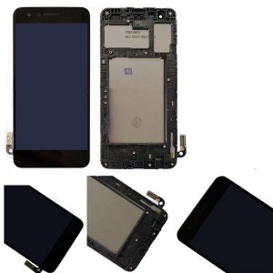 for lg k8 2018 aristo 2 sp200 mx210 original lcd digitizer touch panels display with frame assembly 5.0inch cell phone repair parts