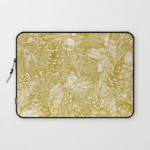 forest floor gold ivory Computer Cover by Sharon Turner - Laptop Sleeve - 13"