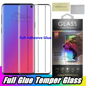 full adhesive glue case friendly tempered glass for samsung galaxy s10 s10e 5g s9 s8 plus note 9 screen protector upgrade curved glass