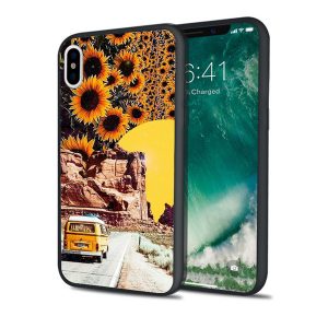 fundas luxury sunflower collage case for iphone 11 pro xs max xr 8 7 6s plus 5s se 5 case soft silicone cover.