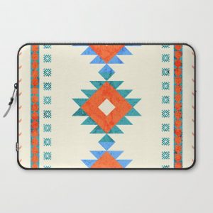 geometry navajo pattern no3 Computer Cover by showmemars - Laptop Sleeve - 15"