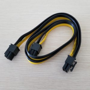 graphics card 6pin to dual 6pin sever power supply cable for btc miner diy