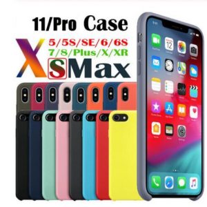 have logo original silicone cases for iphone 11 pro max liquid silicone case cover for iphone11 x xr xs max with retail package