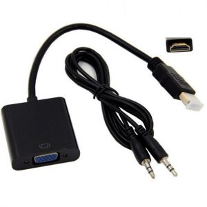 hdmi to vga adapter male to famale converter adapter 1080p digital to analog video audio for pc laptablet