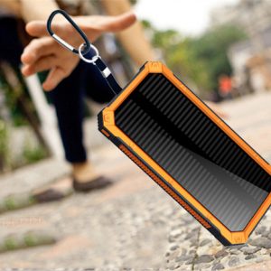 huge capacity solar power bank 30000mah dual-usb waterproof battery charger for all phone