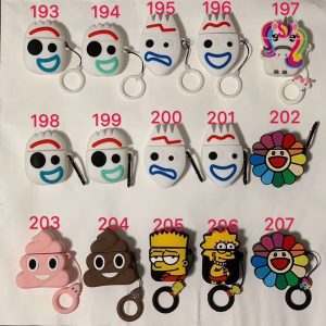 hundreds of styles silicone case cute cartoon earphone cases for apple airpods 1/2 soft protect cover profession case factory