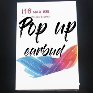 i16 max tws headset bluetooth wireless earphones earbuds pop up window earpiece touch wake up siri for iphone x samsung oneplus sony