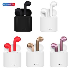 i7 i7s tws wireless earbuds bluetooth 5.0 headphones auto pairing pop up window binaural calling stereo headset mini twins earphones