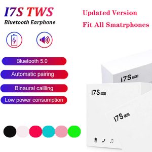 i7s tws wireless earbud bluetooth earphones with charging box twins mini v5.0 bluetooth earbuds for iphone x android with package