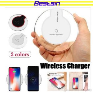 in crystal fantasy wireless charger charger pad for samsung s9 note 8 iphonexs qi wireless charger with led light