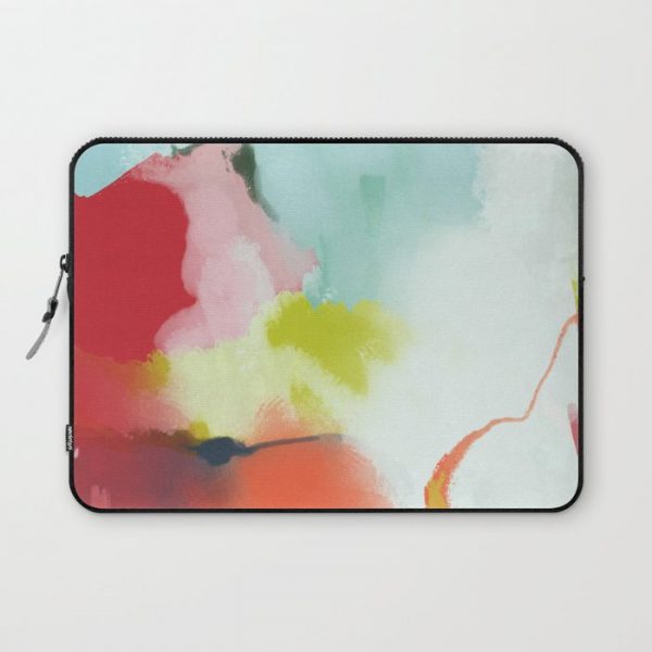 landscape in spring Computer Cover by lalunetricotee - Laptop Sleeve - 13"