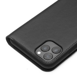 leather flip cover for iphone11 pro max handmade business cover with card slots