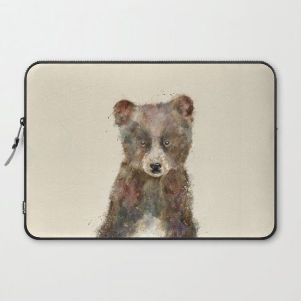 little brown bear Computer Cover by bri.buckley - Laptop Sleeve - 15"