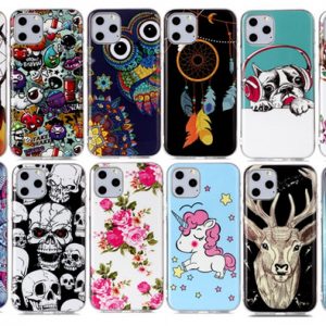 luminous soft tpu cases for iphone 11 2019 new 5.8 6.1 6.5inch samsung note 10 pro skull glow in dark dreamcatcher flower unicorn gel covers