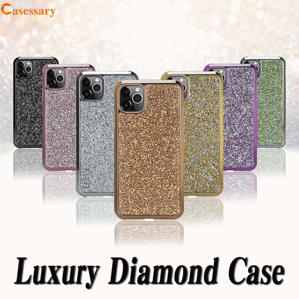 luxury 2 in 1 diamond rhinestone bling glitter phone cases for iphone 11 pro max xr xs samsung note 10 s10 s20 ultra