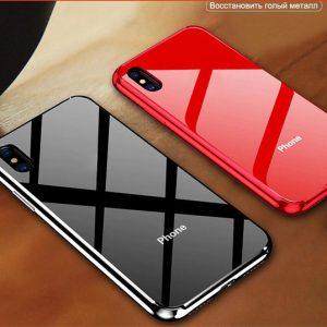 luxury designer cell phone cases for iphone 11 pro max 6 6s 7 8 plus x xs xr case tempered glass back cover tpu edge with logo