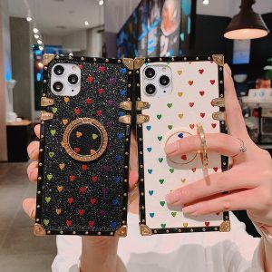 luxury gorgeous pu leather full cover protective back case shell printing skin for iphone 11 pro x xs max xr 8 7 6 galaxy s10 s9 note10 8 9