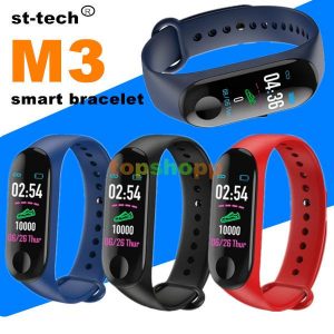 m3 smart bracelet fitness tracker smart watch with heart rate waterproof bracelet pedometer wristband for ios and android retail package dhl