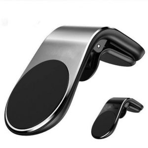 magnetic car phone holder l shape air vent mount stand in car gps mobile phone holder for iphone 11 pro max