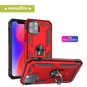 magnetic suction holder case for iphone 11 pro max case google pixel 4 s10e s10 plus note 10 pro shockproof stand ring 360° rotation