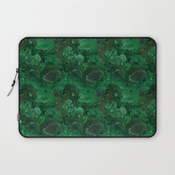 malachite Computer Cover by ravynka - Laptop Sleeve - 13"