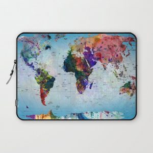 map Computer Cover by mark ashkenazi - Laptop Sleeve - 13"