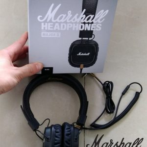 marshall major ii 2nd headphones headset deep bass studio hi-fi earphones 3.5mm professional dj monitor with mic noise cancelling