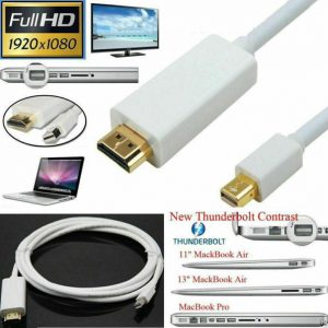 mini display port to hdmi adapter thunderbolt dp cable for macbook pro air mac