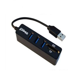 mini usb combo 2.0 3 ports + card reader usb hub high speed usb splitter all in one for sd/tf for computer lapaccessories