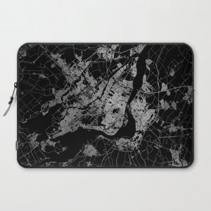 montreal map Computer Cover by Line Line Lines - Laptop Sleeve - 15"