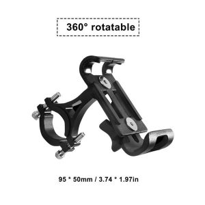 mountain bicycle mtb aluminum alloy phone holder motorcycle cellphone handlebar mount cradle adjustable non / 360 rotatable