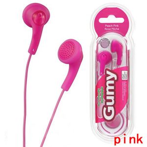 new gumy ha f150 earphones gummy earphone cell phone earphones headphone earbuds 3.5mm without mic & remote for samsung dhl ship