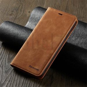 original forwenw magnetic leather wallet case leather bumper with card slot flip magnet cover for iphone 11 xr xs samsung s10 huawei p20 p30