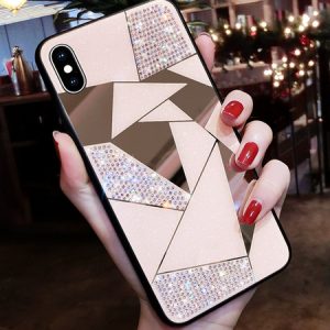 phone case for iphone 11 pro max fashion case with rhinestone for iphone11/11pro iphonexr xs xsmax 6p/7p/8p 6/7/8 silicone back cover