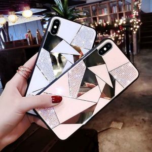 phone case for iphone 11 pro max fashion case with rhinestone for iphone11/11pro xr xs xsmax 6p/7p/8p 6/7/8 silicone back cover wholesale