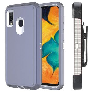 phone case for samsung galaxy a10e/a20e with belt clip screen protector kickstand heavy duty for women men a20/30 a50 3 in 1 case